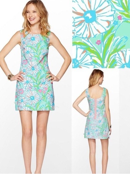Lilly Pulitzer Delia Dress In Splish Splash